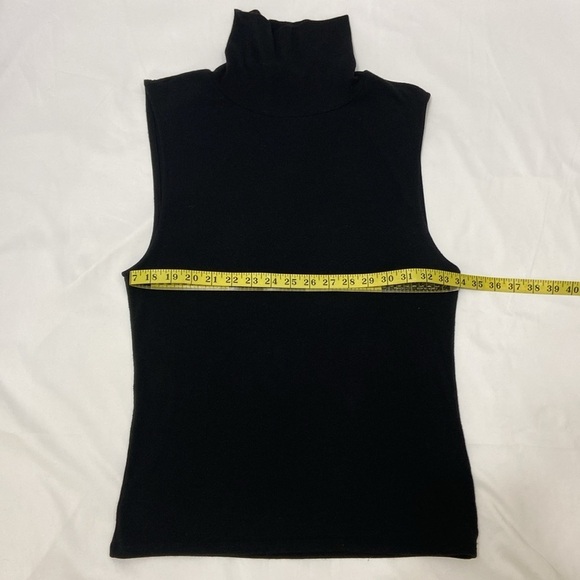 Vince, Women’s Black,Turtleneck, Armhole T-Shirt.Size-Large - Picture 4 of 10